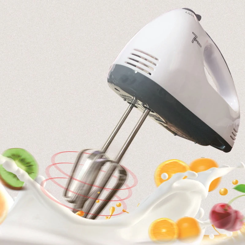 Heb23a08b08ac47aaa4af1f51327fc6b8h.webp Hot Selling Egg Beater, Home Cake Cream Electric Beater Household 7-speed Electric Egg Beater - Image 1